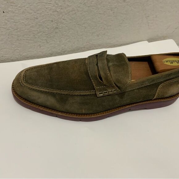 Donald J. Pliner Enzio-Ma Mens Distressed Suede Leather Loafers Size 11.5 main image 9